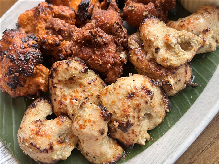 assorted chicken starters